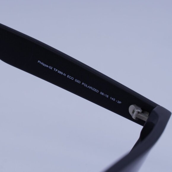 Tom Ford Polarized FT0999-N 02D Philippe Sunglasses Black Square Frame - Picture 6 of 10